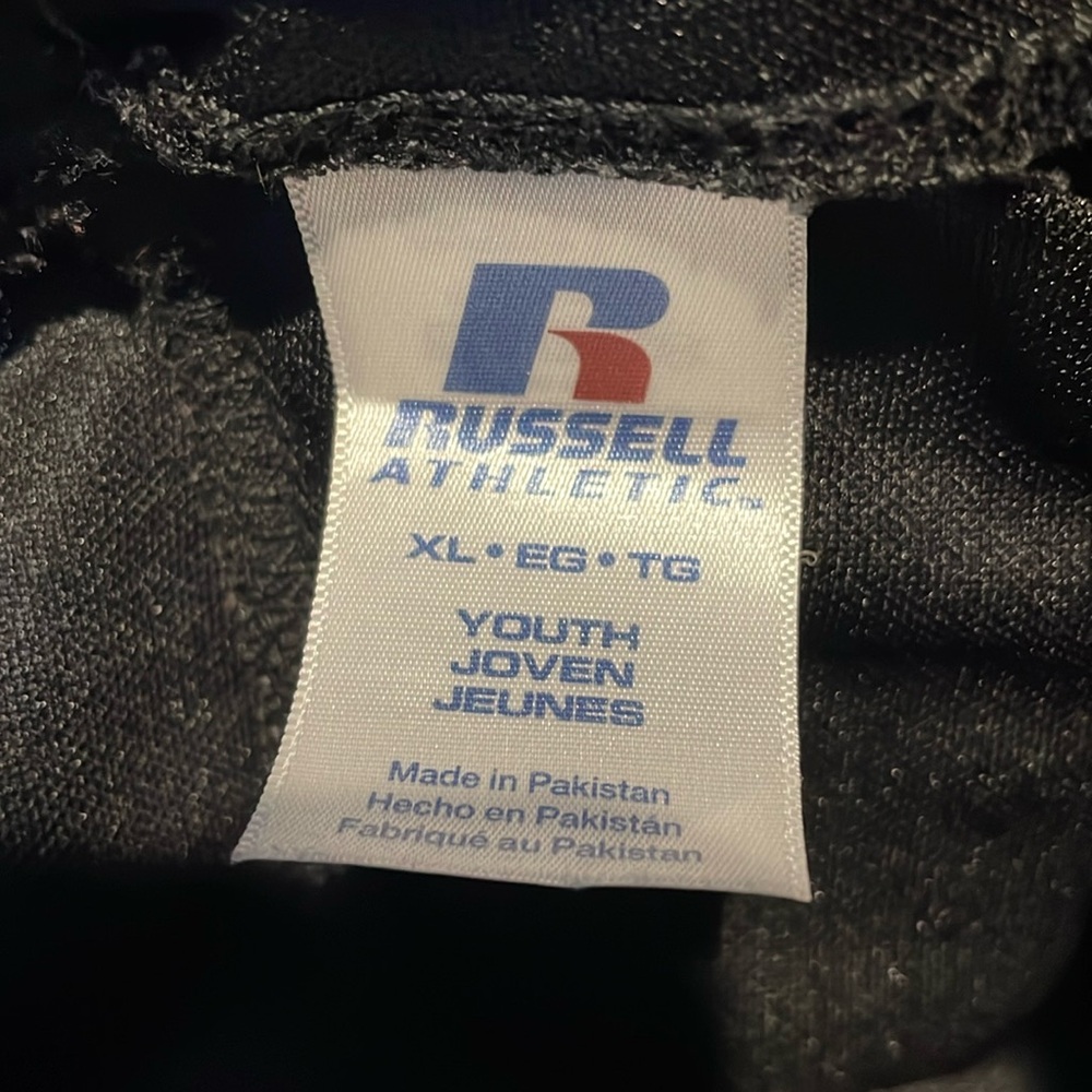 Kids XL Russell Football Padded Pants